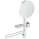 IS-Beauty-Bar-Accessoires-Kombi-Alu-M700-mit-Spiegel-d320mm-Silver-BD588SI gallery number 1